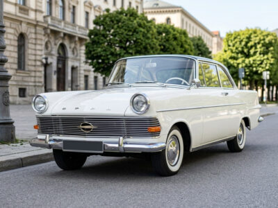 Rent Opel Rekord P 2 Coupe classic car in Munich Hero