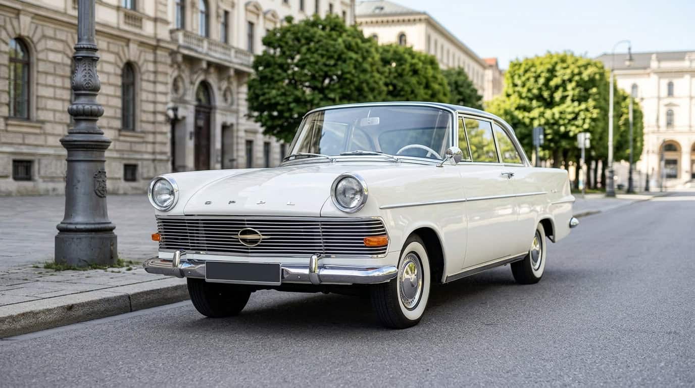 Rent Opel Rekord P 2 Coupe classic car in Munich Hero