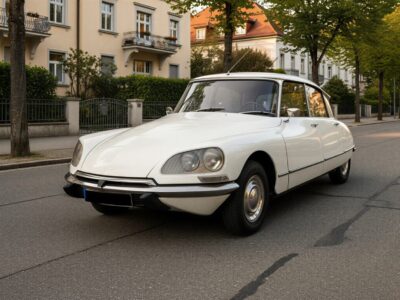 Rent Citroen D Super classic car in Munich hero