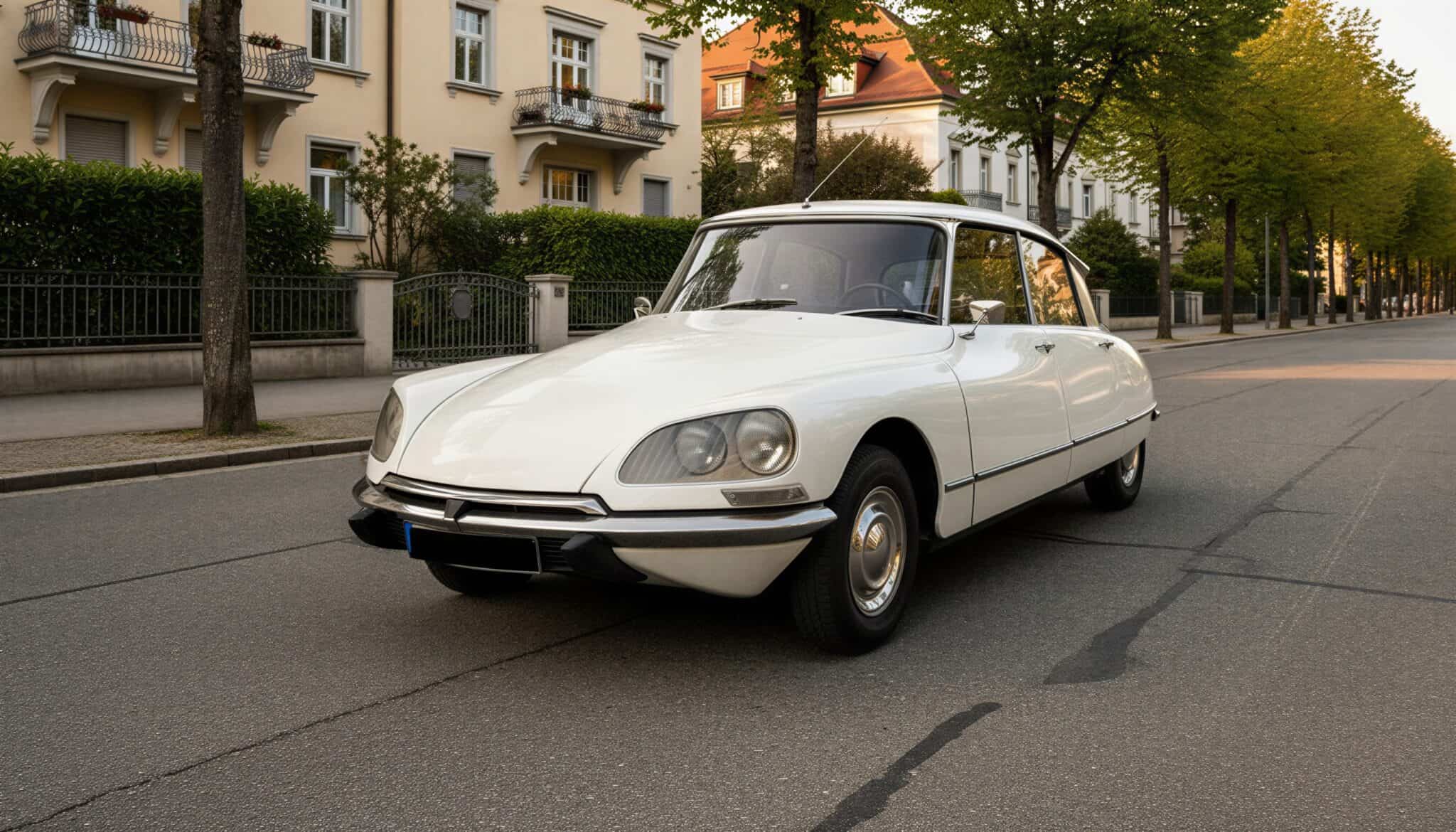 Rent Citroen D Super classic car in Munich hero