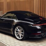 site view from Porsche 911 Convertible in Frankfurt