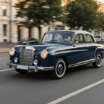 Rent a Mercedes-Benz 220 S Ponton classic car in Munich Hero