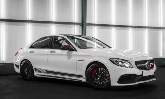 Rent a Mercedes C63S Edition 1 in Bremen