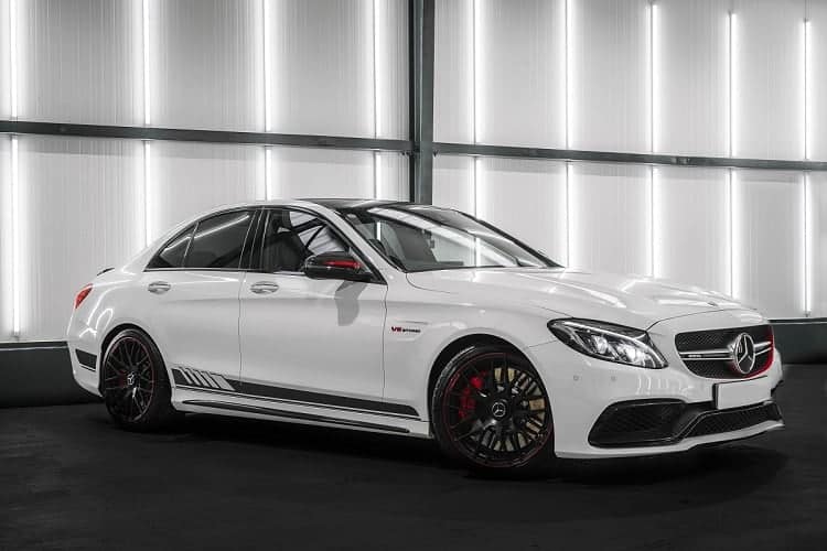 Rent a Mercedes C63S Edition 1 in Bremen