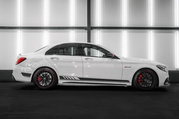 Rent a Mercedes C63S Edition 1 in Bremen