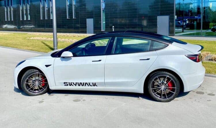 Rent a Tesla Model 3 Performance Plus in Frankfurt