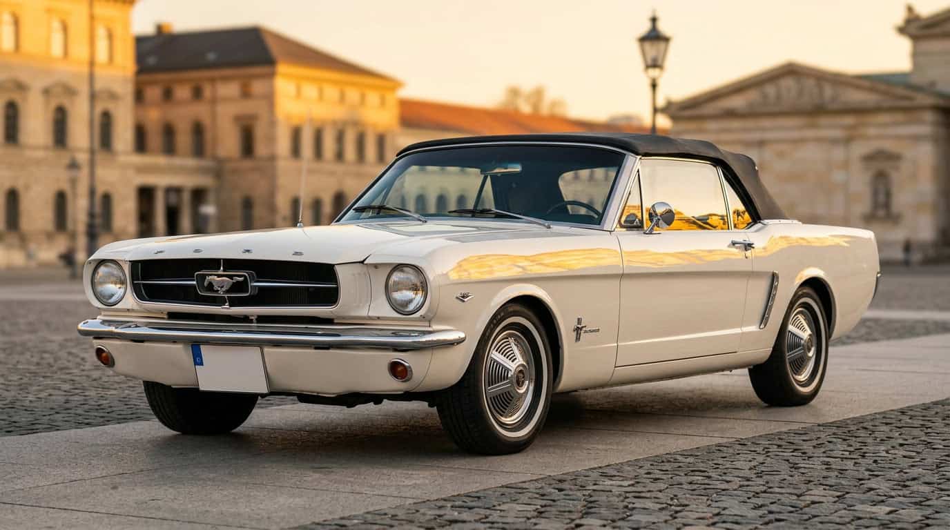 Rent a 1965 Ford Mustang in Munich Hero