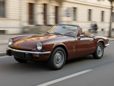 Rent Triumph Spitfire classic car in Munich Hero