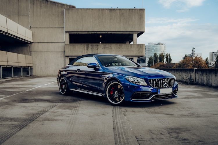 rent a Mercedes C63s AMG Convertible in Stuttgart