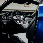 Interior driver from Mercedes C63s AMG Convertible in Stuttgart