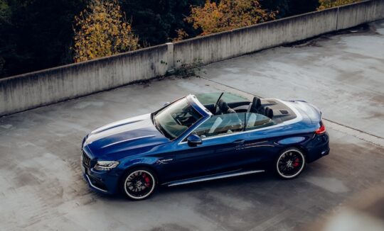 rent a Mercedes C63s AMG Convertible in Stuttgart