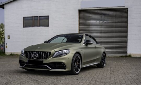 Rent a Mercedes C63s AMG Convertible in Hamburg