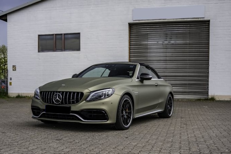 Rent a Mercedes C63s AMG Convertible in Hamburg