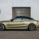 site view from Mercedes C63s AMG Convertible in Hamburg