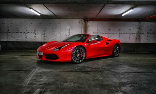 Rent a Ferrari 488 Spider in Frankfurt
