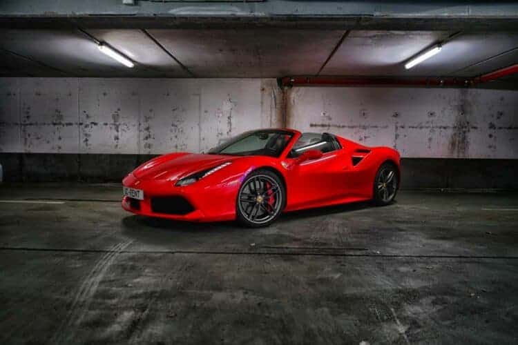 Rent a Ferrari 488 Spider in Frankfurt