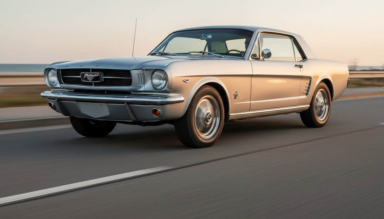 Rent a 1965 Ford Mustang in Flensburg Hero