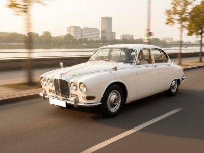 Rent a Jaguar 420 Oldtimer in Frankfurt Hero