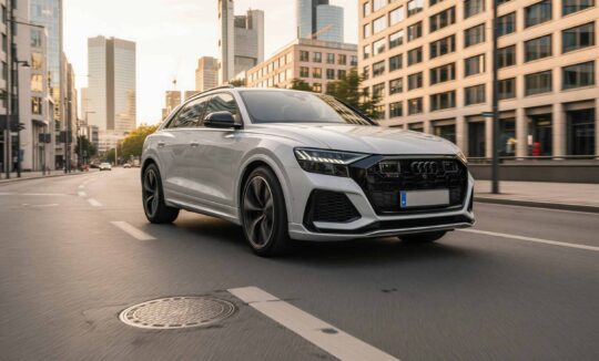 Rent an Audi RSQ8 in Frankfurt hero