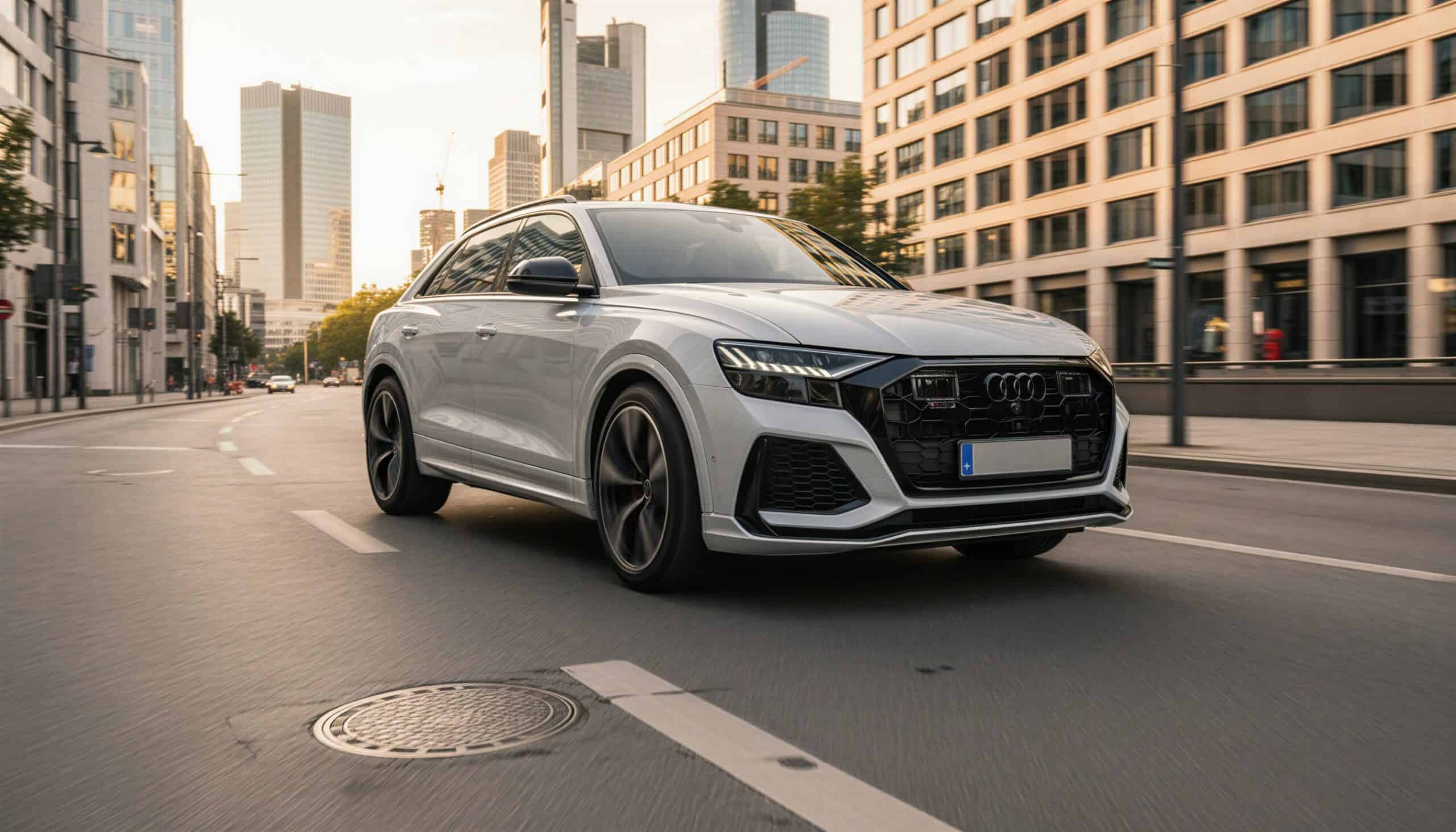 Rent an Audi RSQ8 in Frankfurt hero