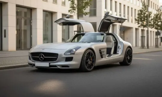 Mercedes AMG SLS in Berlin hero