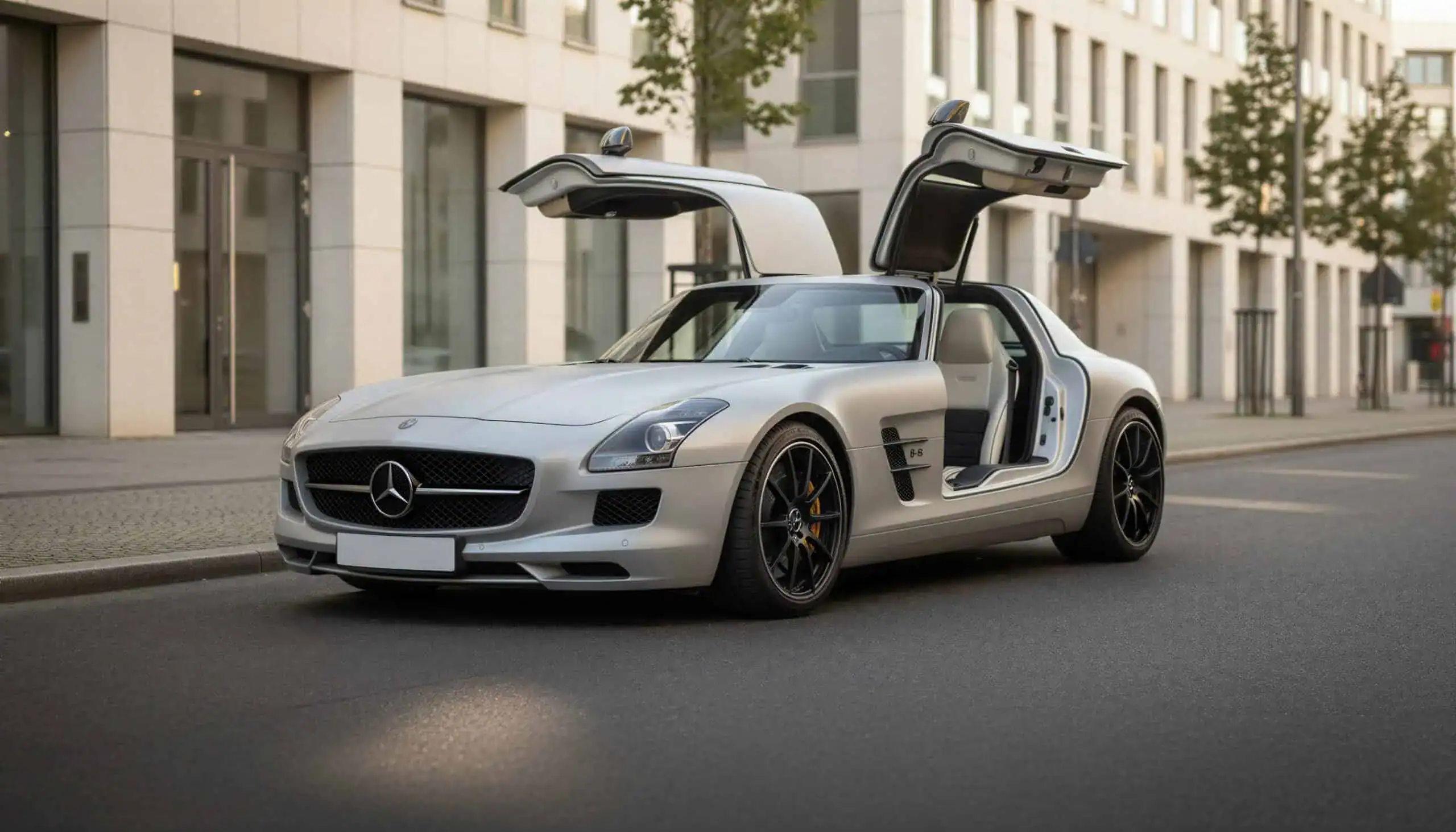 Mercedes AMG SLS in Berlin hero
