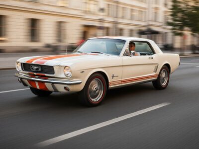 Rent a 1965 Ford Mustang in Berlin Hero