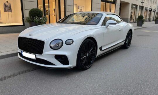 Rent a Bentley Continental GTC Speed in Munich