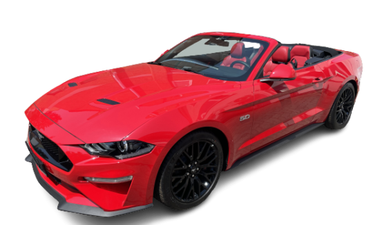 Rent a Ford Mustang GT Convertible in Hamburg