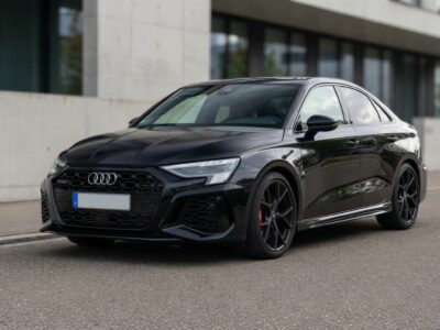 Rent a Black Audi RS3 Sedan in Stuttgart hero
