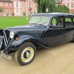 Rent a Citroen 11CV long version (1954) in Frankfurt