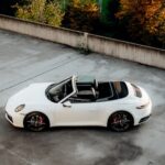 top view form Porsche 911 Carrera S in Stuttgart