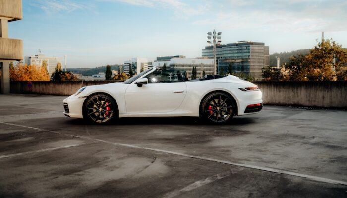 site view form Porsche 911 Carrera S in Stuttgart