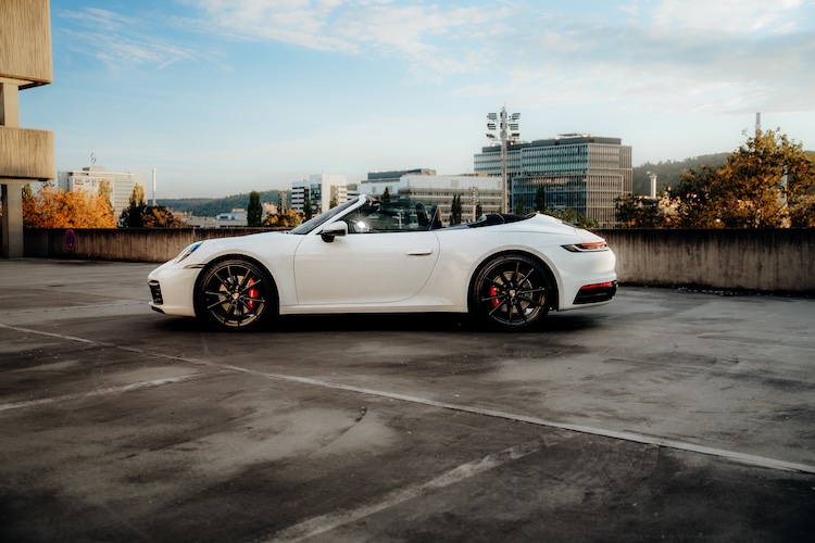 site view form Porsche 911 Carrera S in Stuttgart