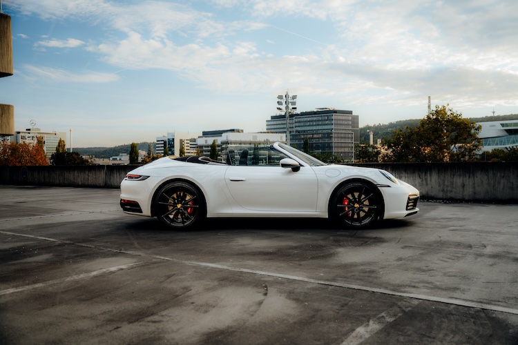 site view form Porsche 911 Carrera S in Stuttgart