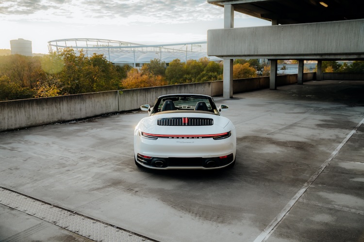 back site form Porsche 911 Carrera S in Stuttgart