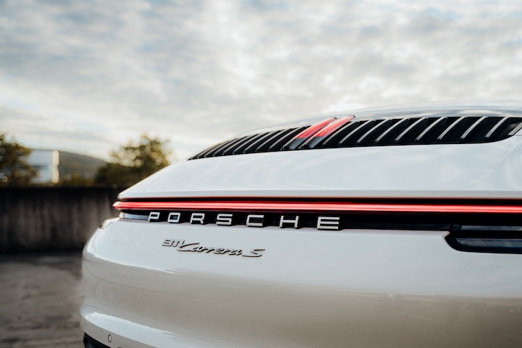 back site form Porsche 911 Carrera S in Stuttgart