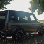Back view Mercedes G Class - G63 AMG in Stuttgart