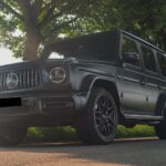 Front view Mercedes G Class - G63 AMG in Stuttgart