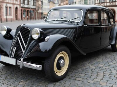 Rent a Citroen 11CV long version (1954) in Frankfurt hero