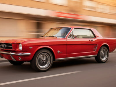 Rent a Ford Mustang Coupé Classic Car in Düsseldorf Hero