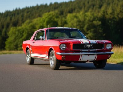 Rent a Ford Mustang Classic Car in Goettingen Hero