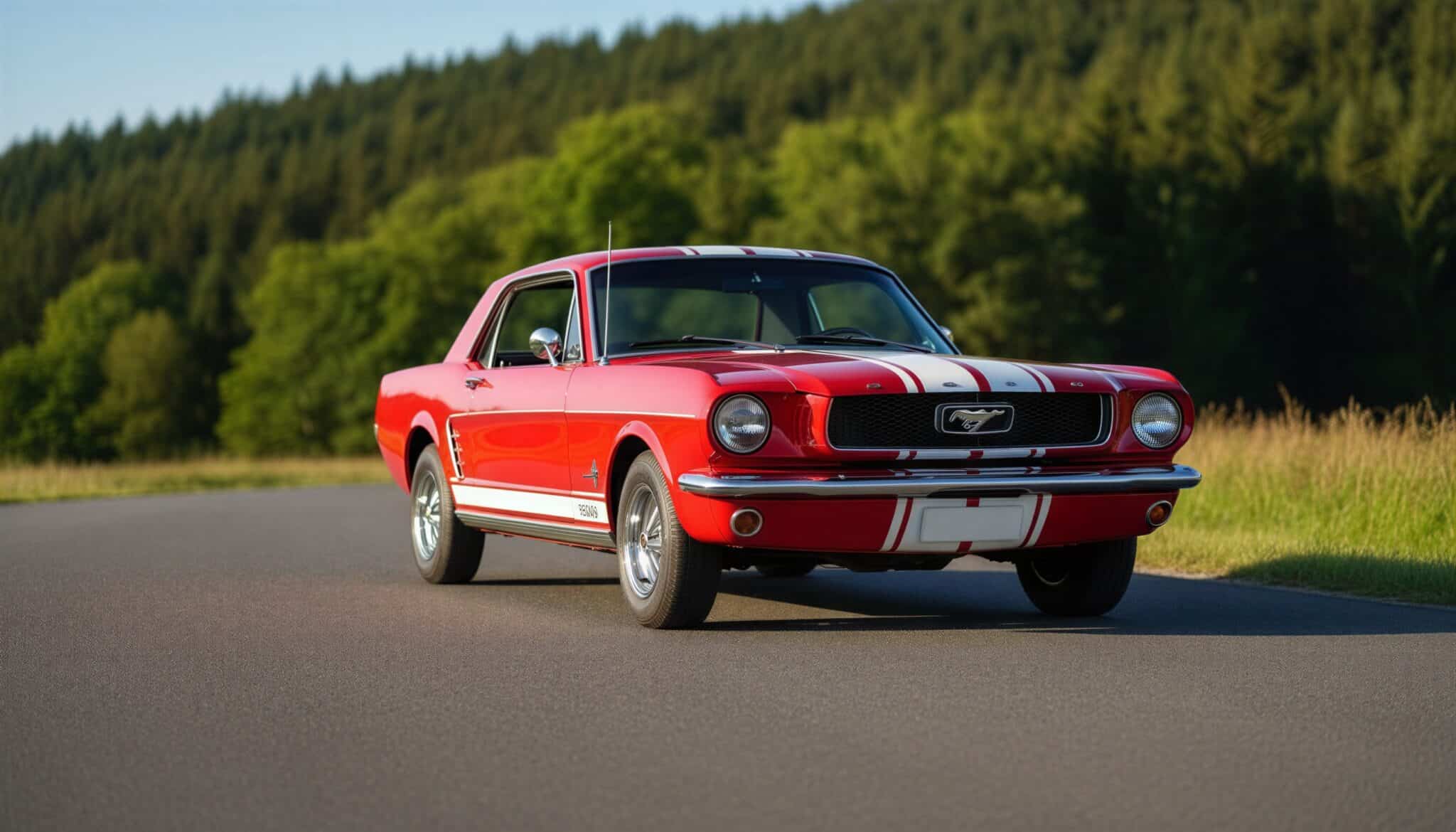 Rent a Ford Mustang Classic Car in Goettingen Hero