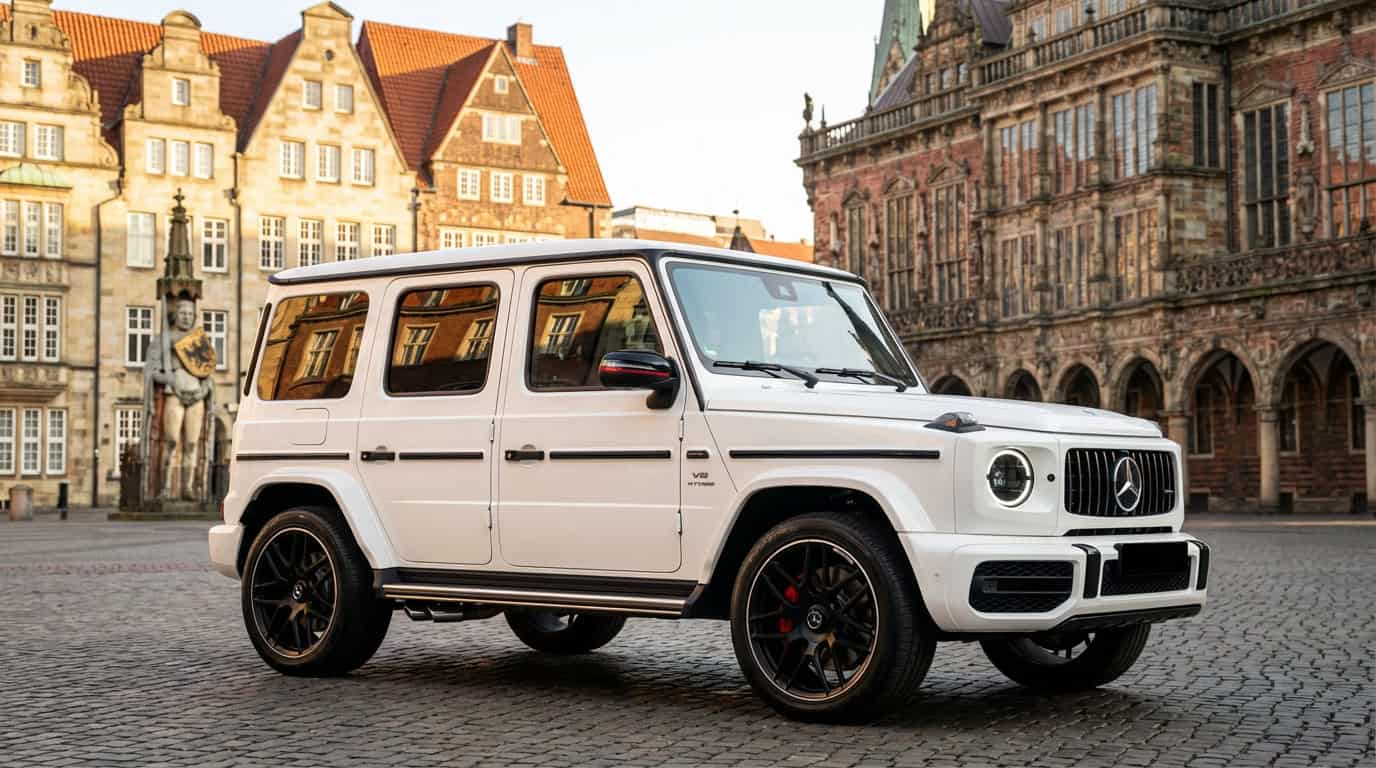 Rent a Mercedes G63 AMG in Bremen Hero