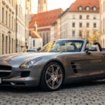 Rent a Mercedes AMG SLS Roadster in Munich Hero