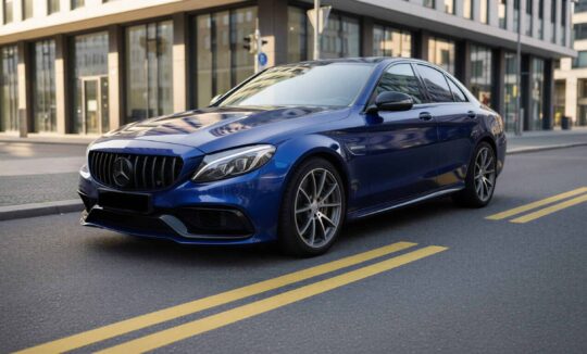 Rent a Mercedes-Benz C63S AMG in Berlin Hero