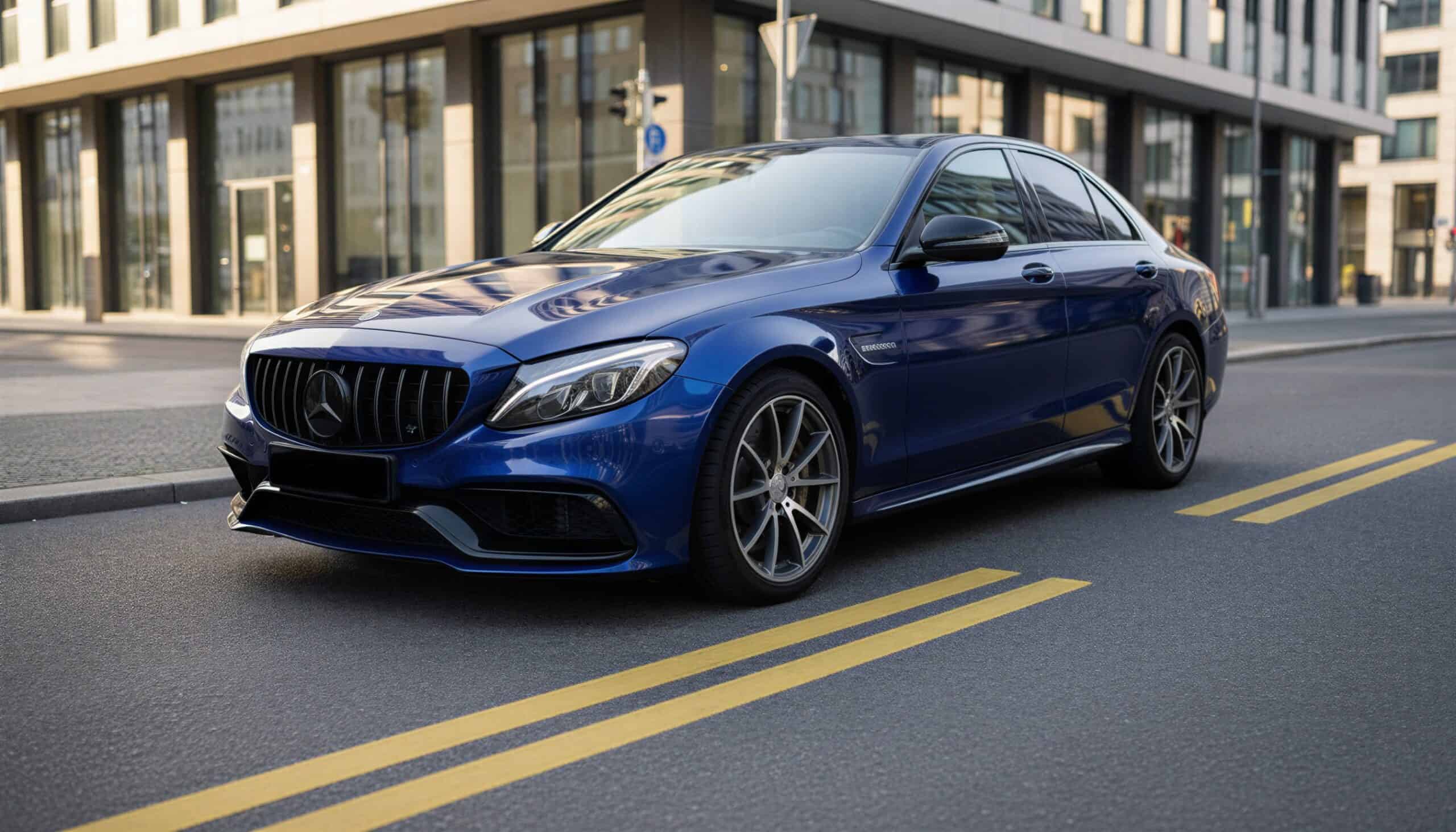 Rent a Mercedes-Benz C63S AMG in Berlin Hero