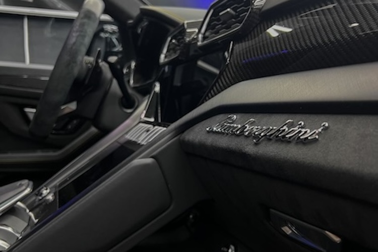 Inside view form Lamborghini Urus in Kassel