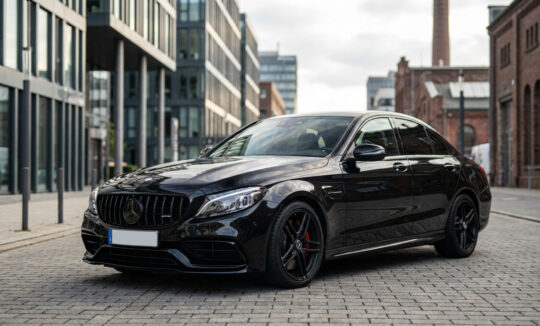 Rent a Mercedes C63S AMG in Dortmund hero