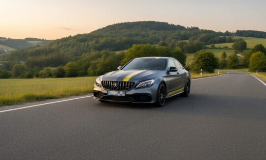 Rent a Mercedes C63S AMG in Siegen hero
